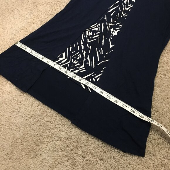 Cleo Open Cardigan Vest Abstract Tank Top Combo Keyhole Window Top - Picture 14 of 15